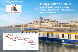 Följ med på kryssning på den blå floden - 10 - 17 oktober 2026!