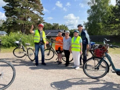 En fin dag med Cykla på Söderslätt.