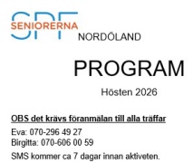 Höstens program