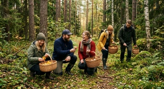 5 Oktober Svampexkursion i skogen