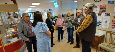 SPF's Maria Larsson besökte Tallåsgården