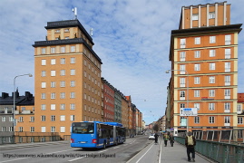 Promenad längs S:t Eriksgatan 9 april
