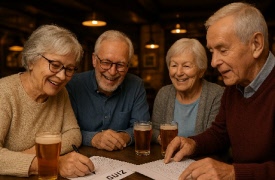 Elins PUB öppnar för en Quiz-afton den 7 oktober