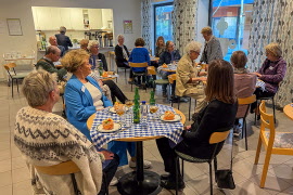 Lunchträff med nya medlemmar på Föreningsgården