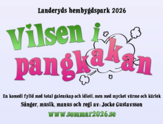 Upptaktsträff i Landeryds Hembygdspark den 16 augusti kl. 13:00.