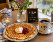 Våffelfika i Odensjö