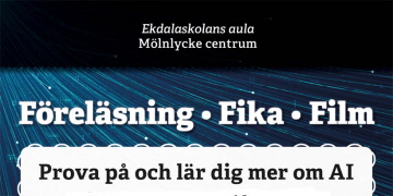 Tisdag 13 oktober 2026  Kl. 10:00 - 12:00 Prova på och lär dig mer om AI