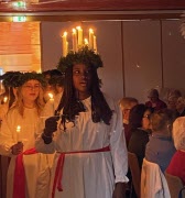 Lucia besökte medlemsmötet 11 december