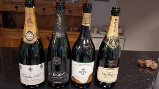 Vinprovning, fyra olika sorters bubbel med Anders Thomeé