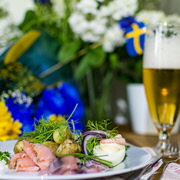 Sommarlunch med underhållning