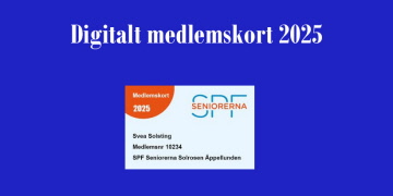 Digitalt medlemskort. Förhoppningsvis med bättre instruktion?