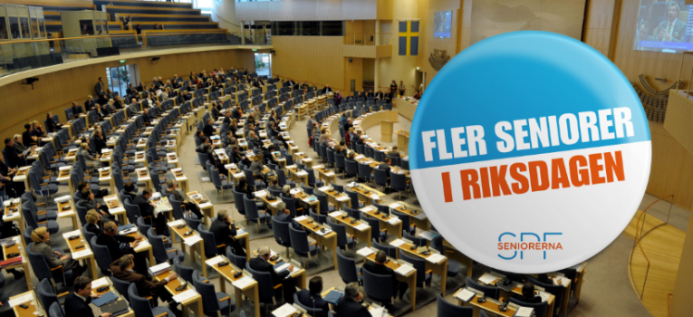 Fler seniorer i riksdagen!