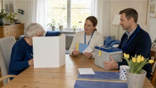 Ambulerande röstmottagare Rösta hemma i förtid