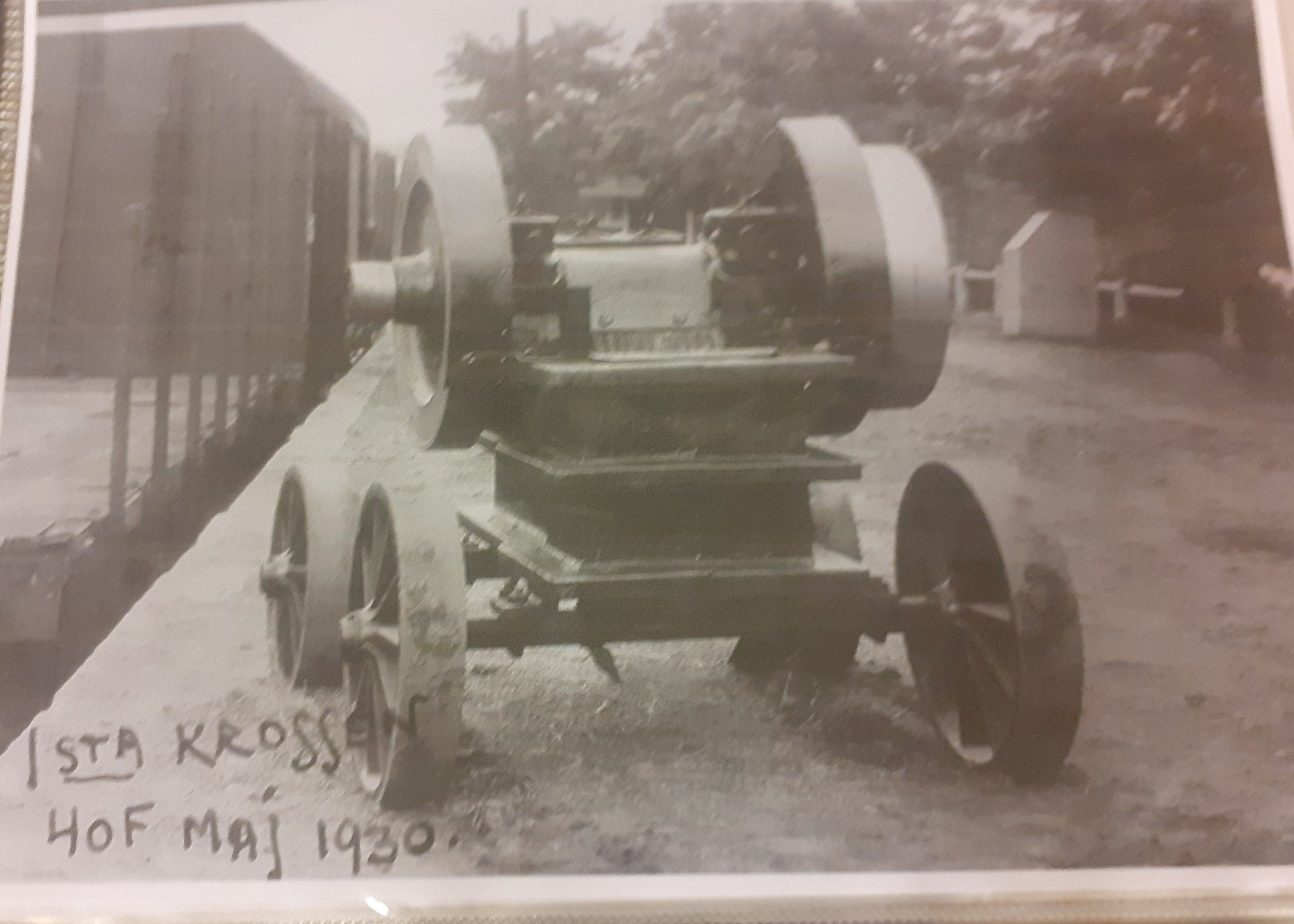 Första gruskrossen tillverkad vid Arbrå verkstad 1930