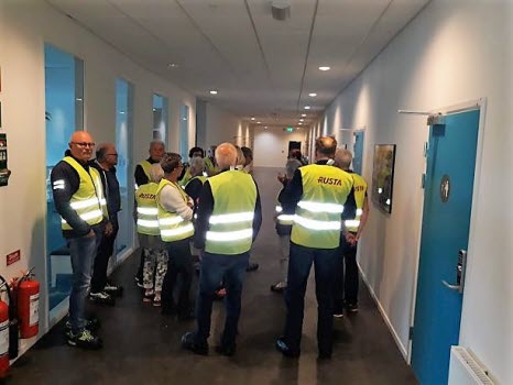 Studiebesök på Rustas lager i Norrköping