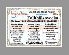 Skogsliljans Folkhälsovecka är i antågande!
