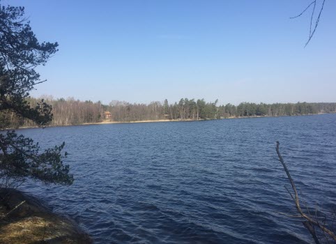 Vandring vid Gisesjön 190405