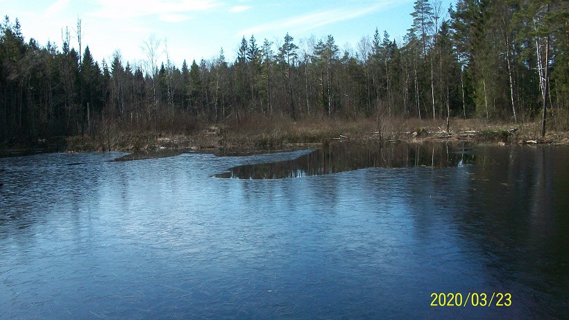 Dammen som är nästa projekt att återställa.