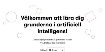 Välkommen att lära dig grunderna i artificiell intelligens!