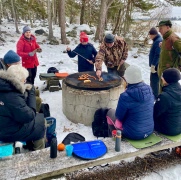 Vandring på Torrestaleden en vintrig februaridag