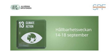 Hållbara seniorer: Hållbarhetsvecka 14 – 18 september