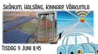 Dagsresa Kinnarp-Vårkumla tisd 9 juni kl 8.45