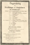 Dagordning för Långholmen