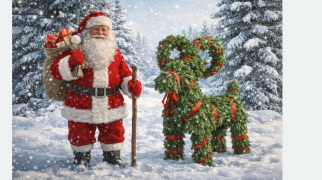 Julhälsning från SPF Seniorerna Hallsbergs Facebook-grupp och programgrupp