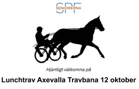 12 oktober Travdag på Axvall