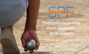 Förbundsmästerskap i boule - Uddevalla 29–30 augusti 2026.